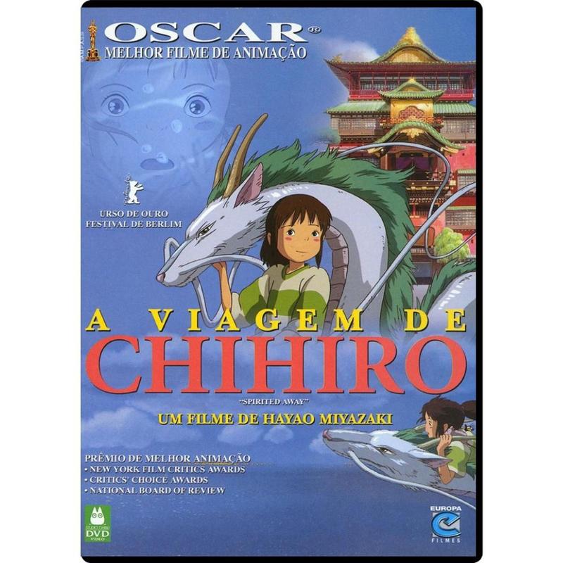 DVD A Viagem de Chihiro - Europa - Livros de Literatura Juvenil